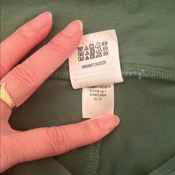 #1398=PINK Victoria's Secret Dark Green Bike Shorts - Picture 8 of 8